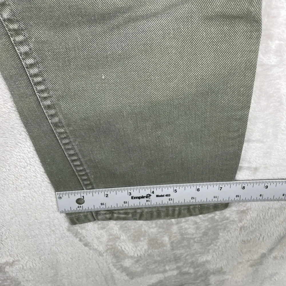 Vintage 60s Big E Levis Slim Fit Jeans Mens 31x27 All Cotton Green TALON White